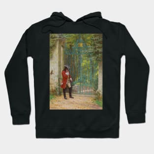 The Appointed Time by Edmund Leighton Hoodie